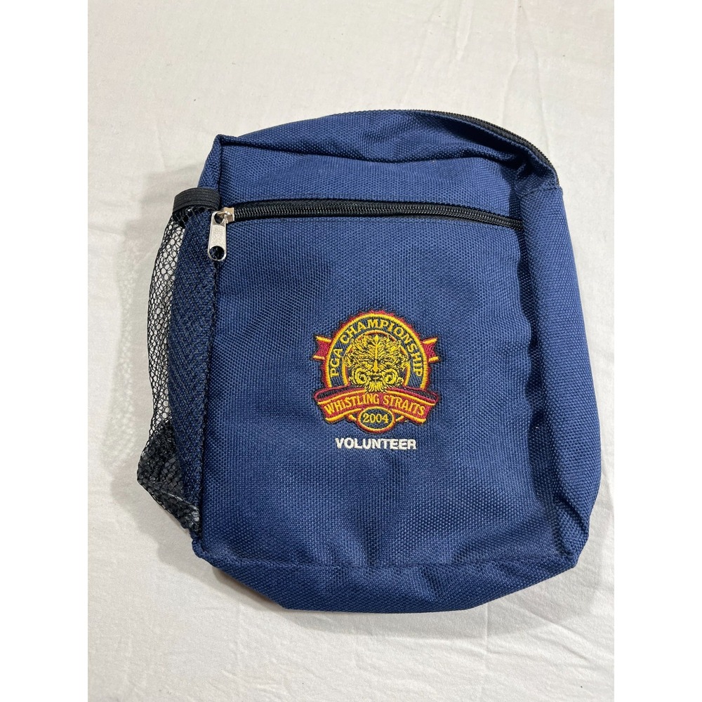 2004 PGA Championship Whistling Straits Volunteer Fanny Pack Blue Waist Bag Golf